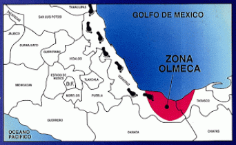 ubicacion de cultura olmeca